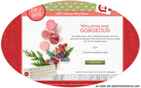 qvc instant win