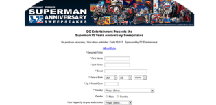 superman sweepstakes