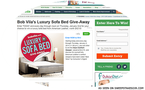 bob vila giveaway