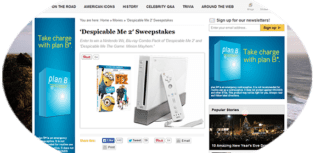 despicable me 2 sweepstakes