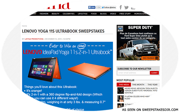 latina sweepstakes