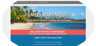 meet martinique sweepstakes