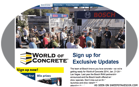 bosch sweepstakes