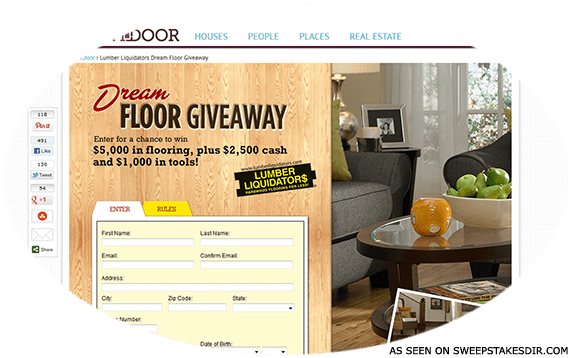 dream floor giveaway