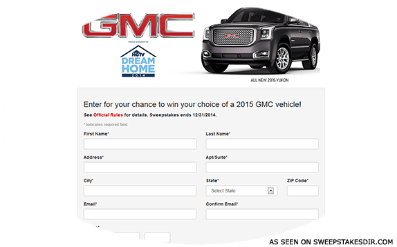 gmc sweepstakes
