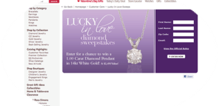 lucky in love sweepstakes