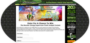 monster supercross sweepstakes