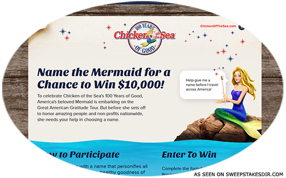 name the mermaid contest