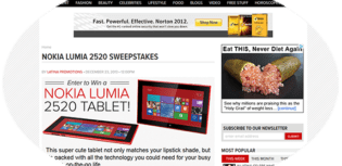 nokia lumina sweepstakes