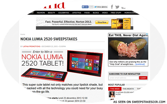 nokia lumina sweepstakes