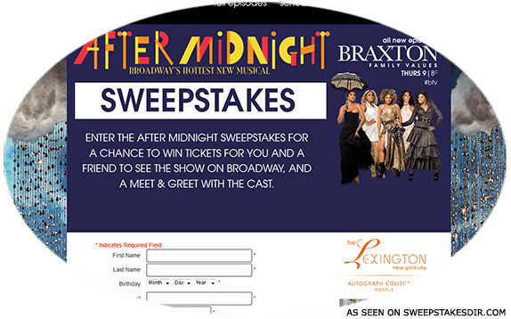 after midnight sweepstakes