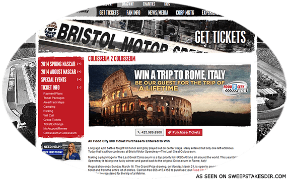bristol motor sweepstakes