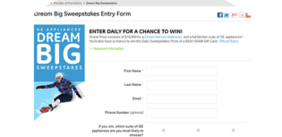 dream big sweepstakes