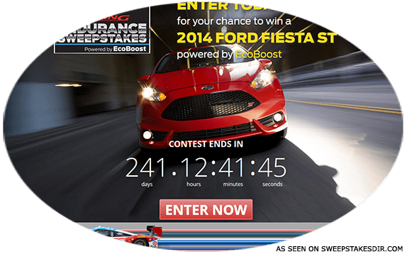 ford fiesta sweepstakes