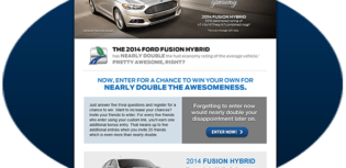 ford fusion giveaway