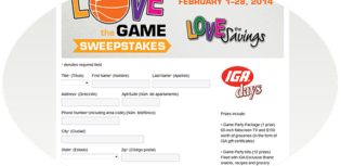 iga sweepstakes