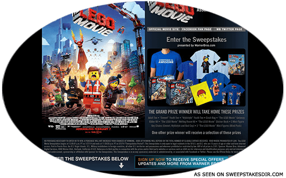 lego sweepstakes