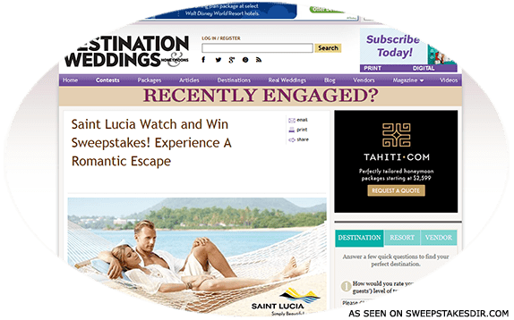 saint lucia sweepstakes