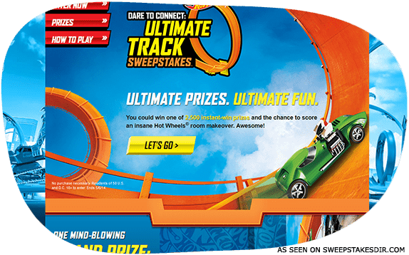 hot wheels sweepstakes