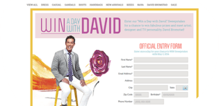 win a day with david sweepstakes