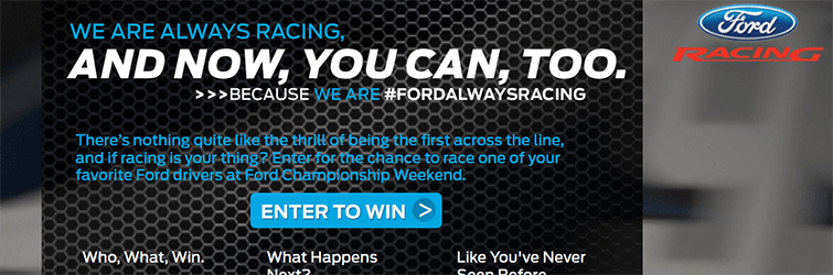 ford-racing-sweepstakes