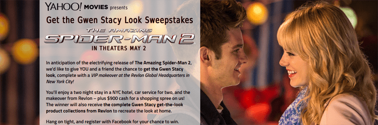 yahoo-spiderman2-sweepstakes