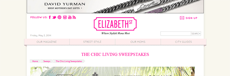 elizabeth-sweepstakes