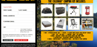coleman sweepstakes