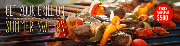 get your grill on summer sweeps