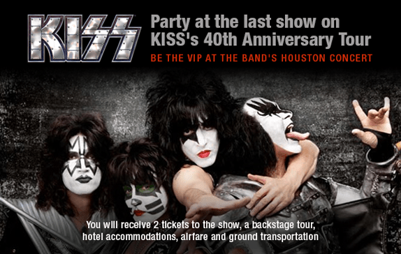 kiss sweepstakes