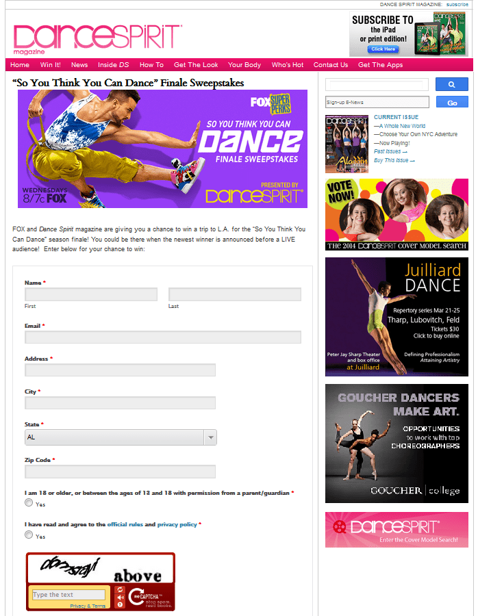 so you think you can dance