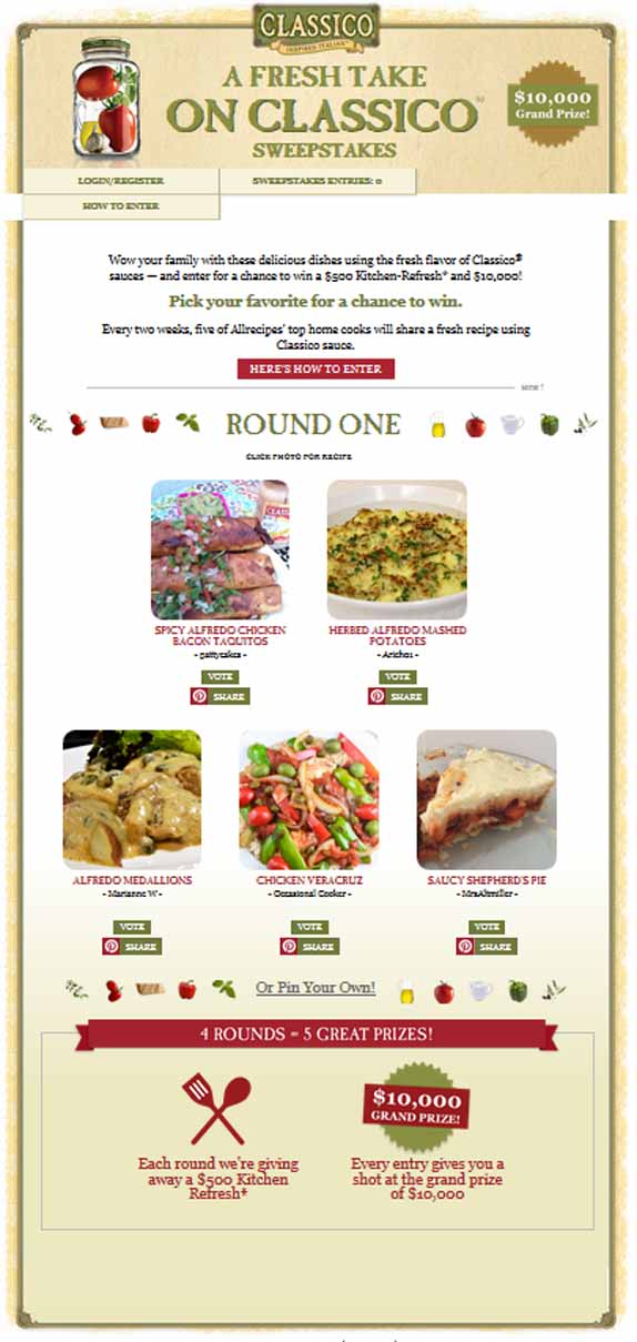 classico sweepstakes