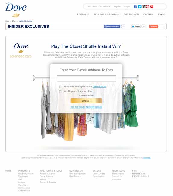 dove sweepstakes