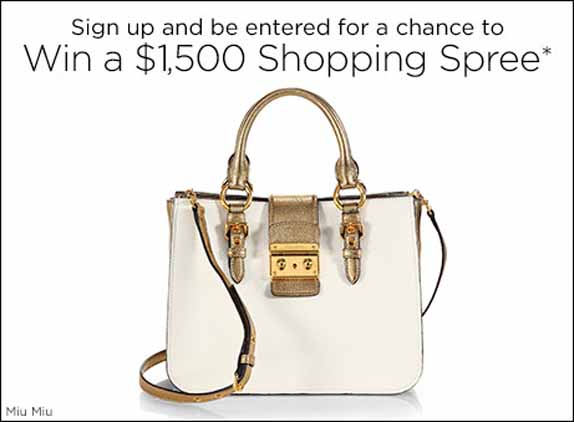 saks shopping spree
