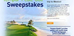 tempur pedic golf