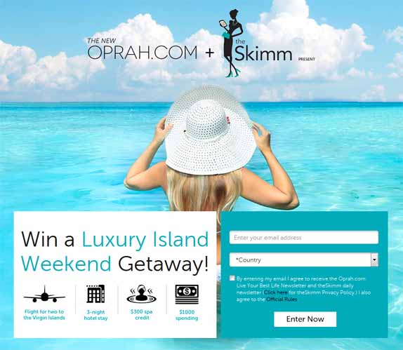 oprah skimm contest