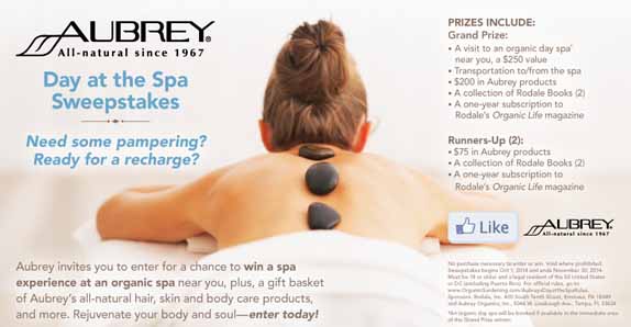 aubrey day at the spa