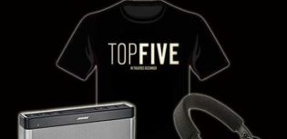top five giveaway