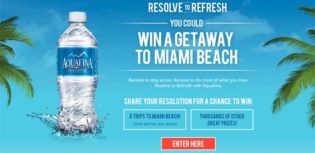 aquafina miami sweepstakes