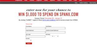 spanx sweepstakes