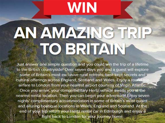 amazing trip to britain