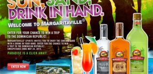 sun sand drink in hand