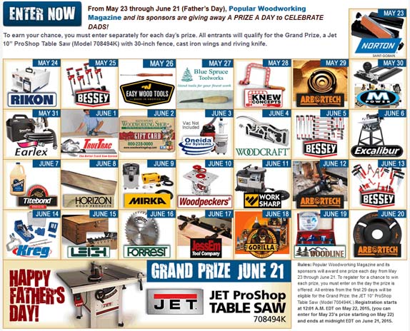 30 days for dad sweepstakes