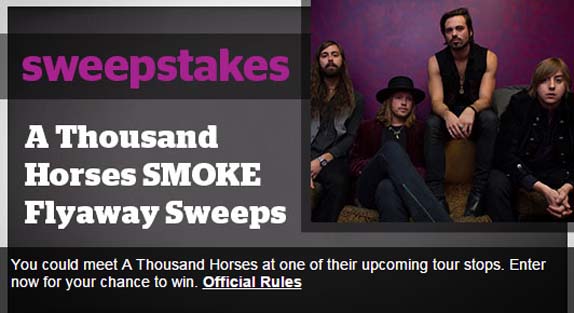 a thousand horses smoke flyaway