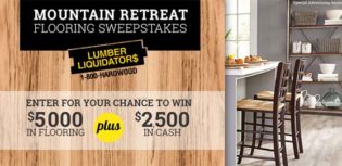 mountain retreat flooring sweepstakes