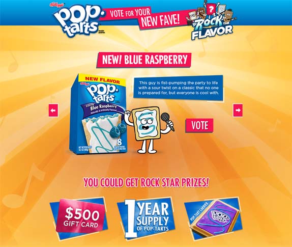 pop tarts instant win
