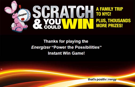 scratch and you could win