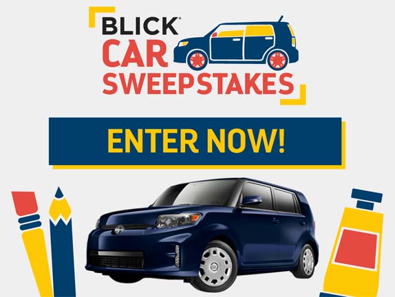 blick car sweepstakes