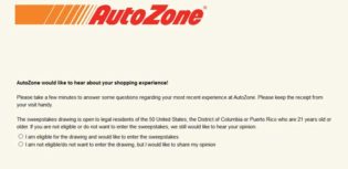 autozone survey