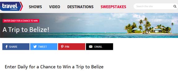 travel contest